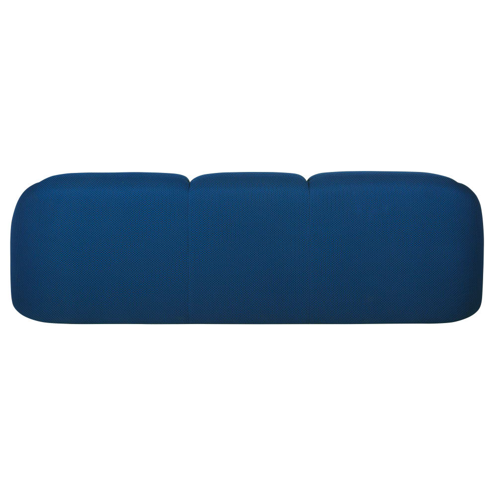 Canapé 3 places en tissu mailles 3D bleu — vue 4