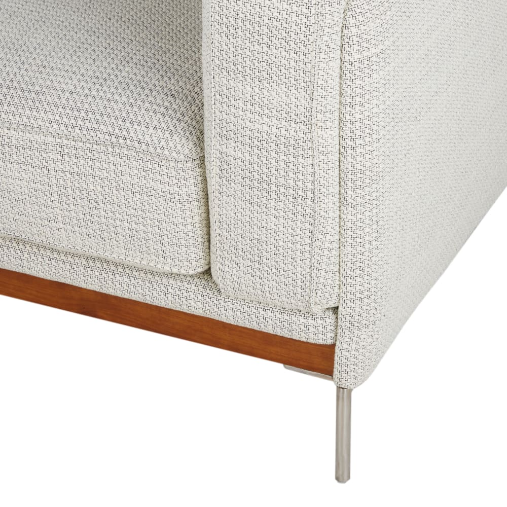 sheffield - Canapé cuir Gris - Vue supplémentaire 2