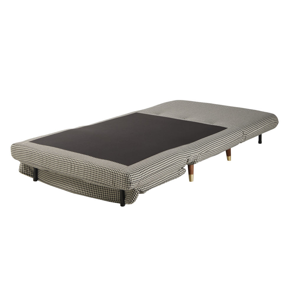 Canapé clic-clac 1 place motifs pied-de-poule - Maisons du Monde