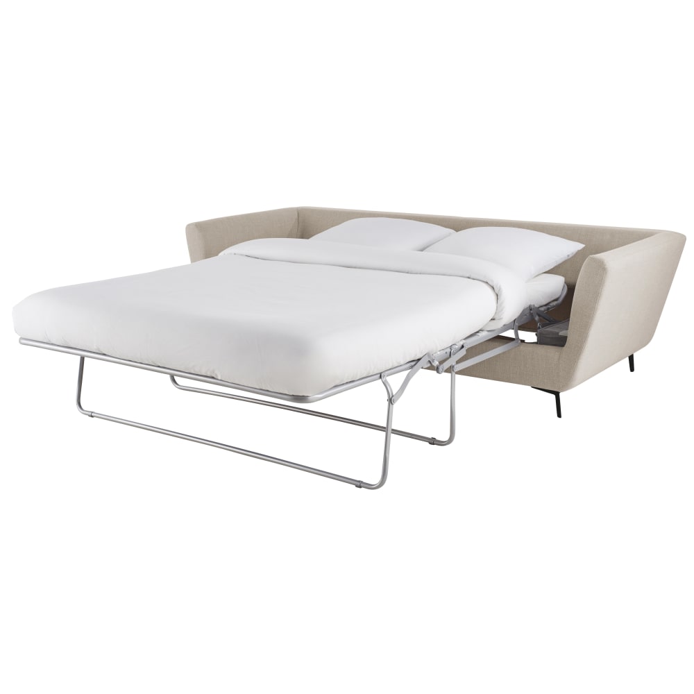 Canapé convertible 2/3 places beige - Maisons du Monde