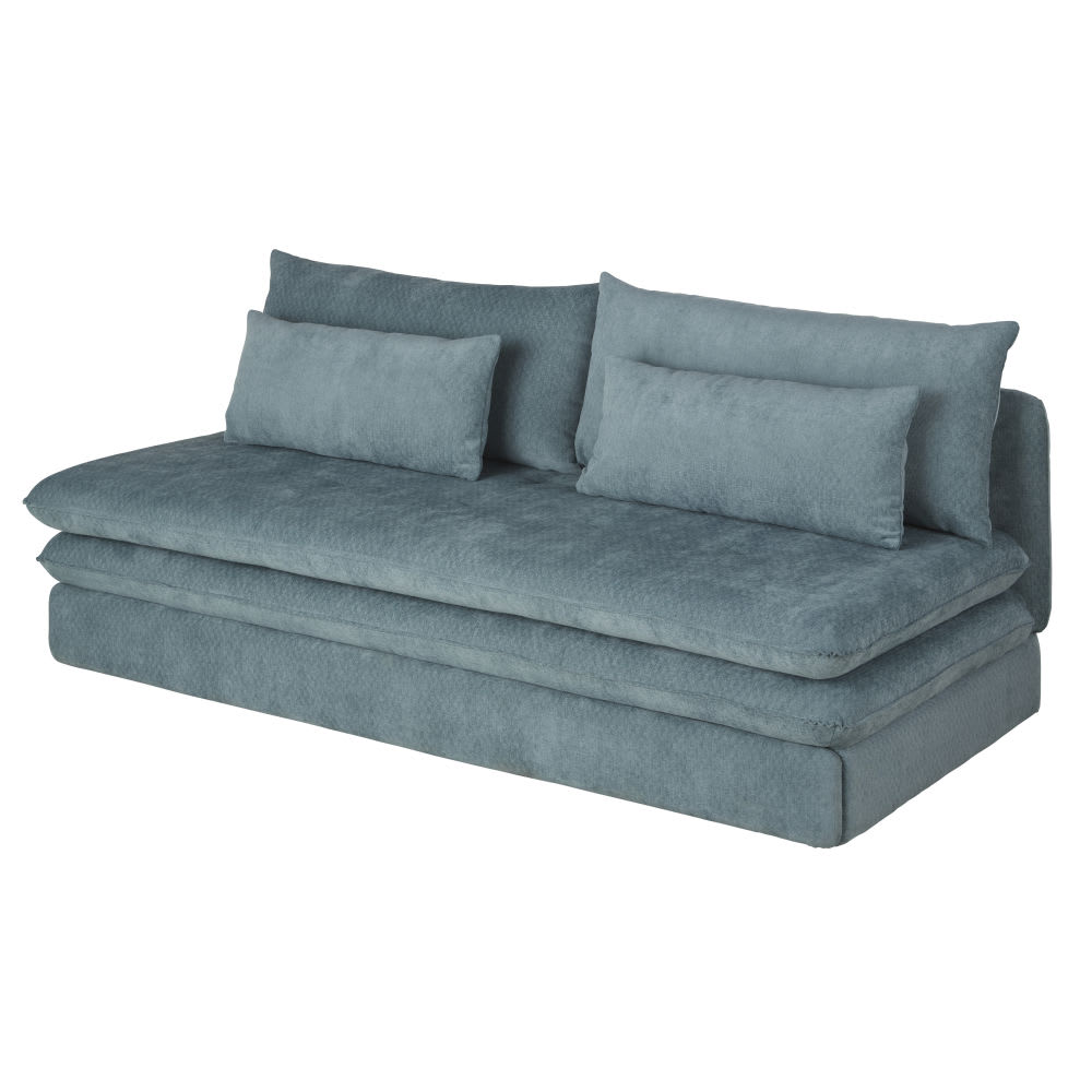 clio - Canapé convertible Bleu - Vue supplémentaire 3