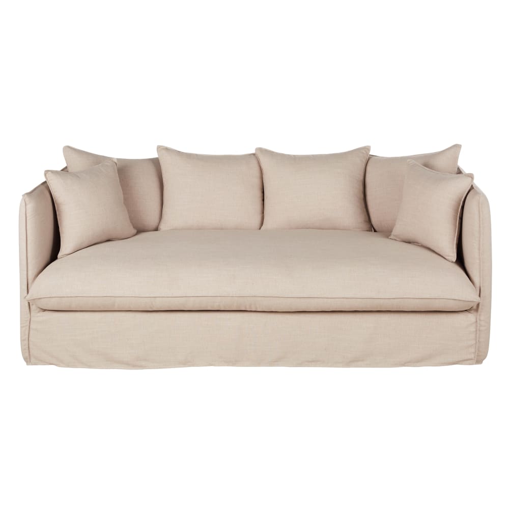 Canapé Louvain Maisons du Monde, coloris beige