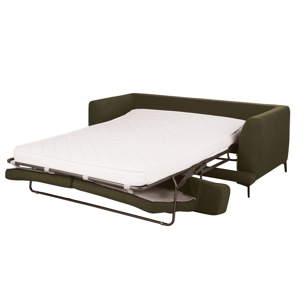 romy - Canapé convertible bouclette Vert - Vue supplémentaire 2