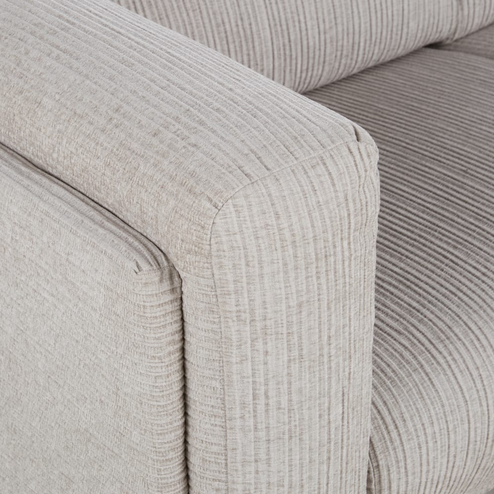 nemo - Canapé velours côtelé Gris - Vue supplémentaire 2
