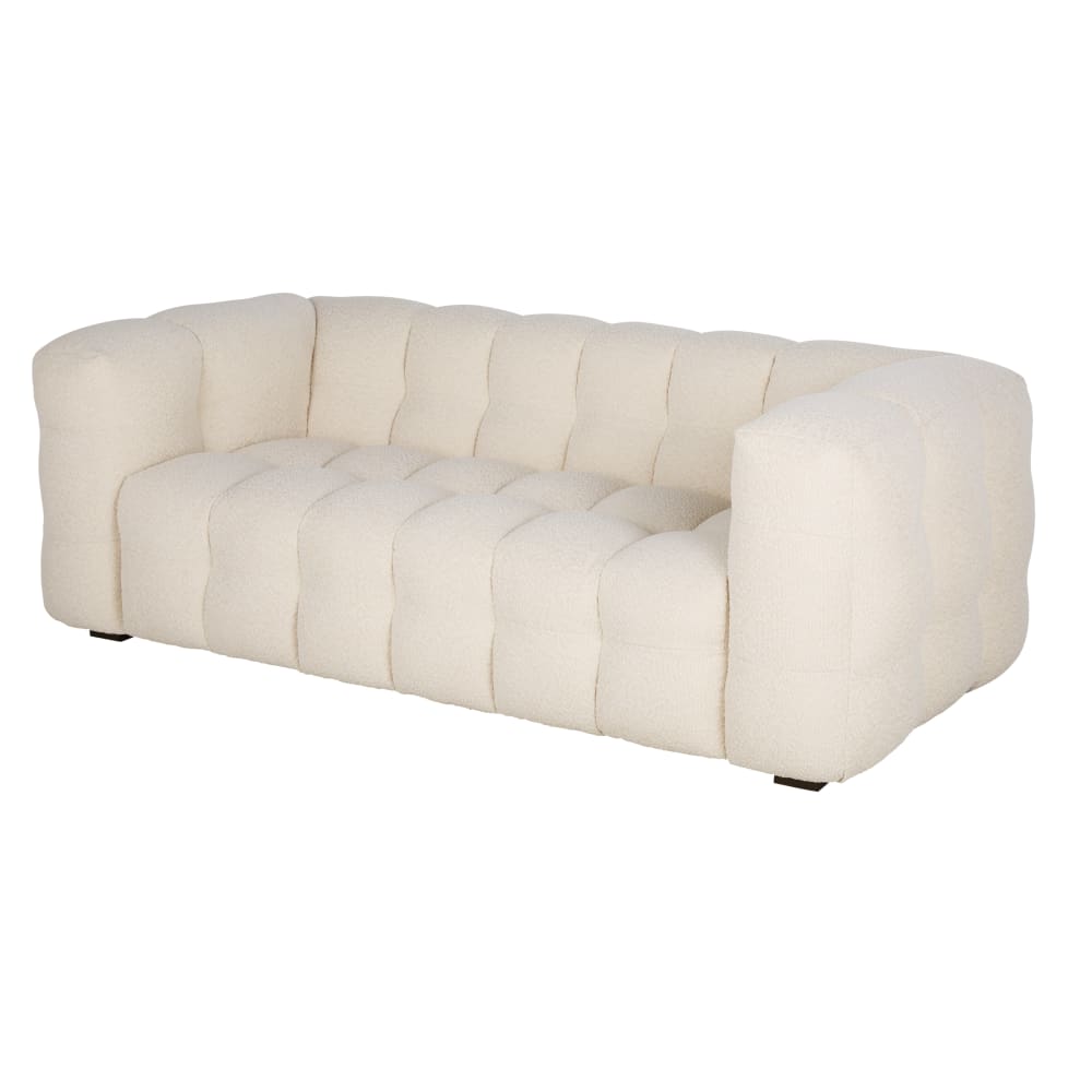 Canapé nuage 2 places bouclettes écrues