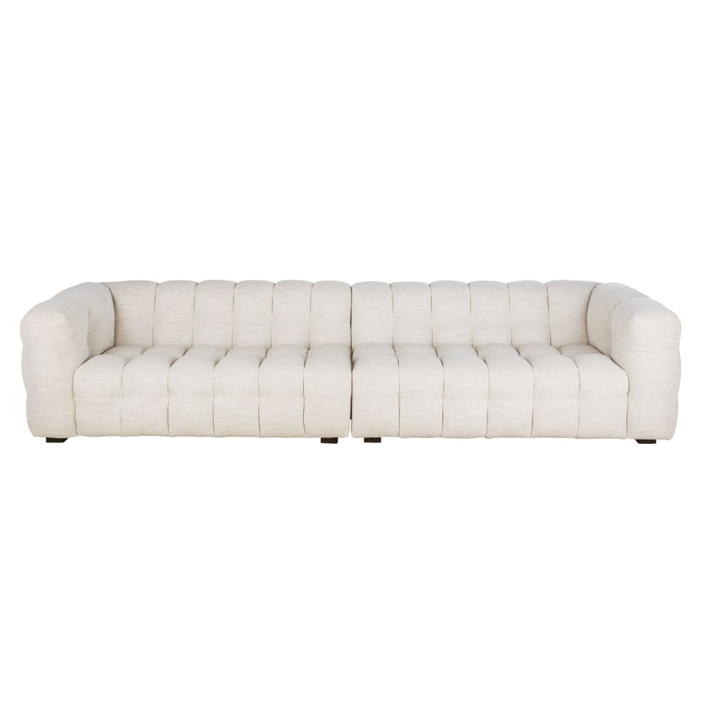 Canapé nuage modulable 6/7 places beige sable