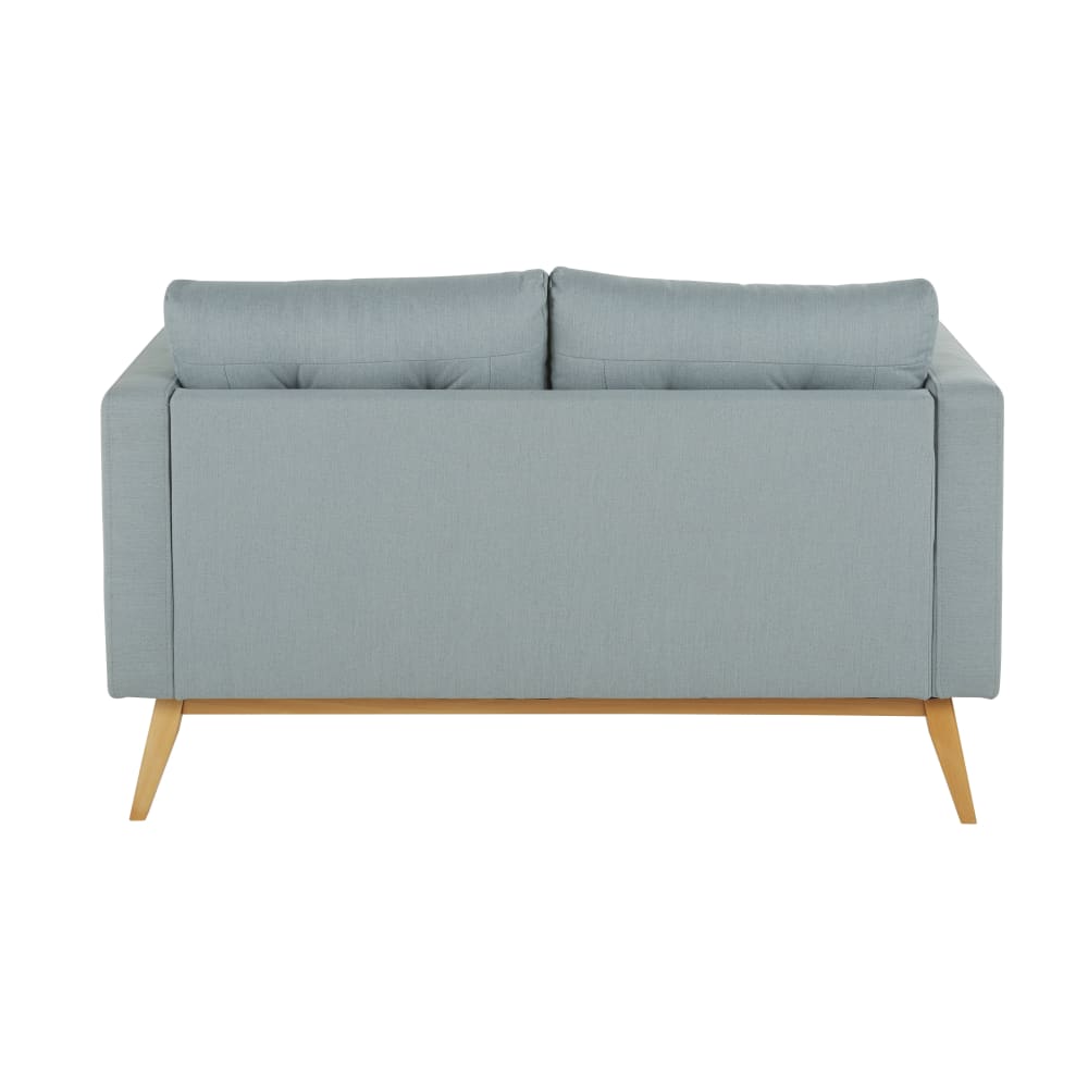 brooke - Canapé tissu chiné Bleu - Vue supplémentaire 2