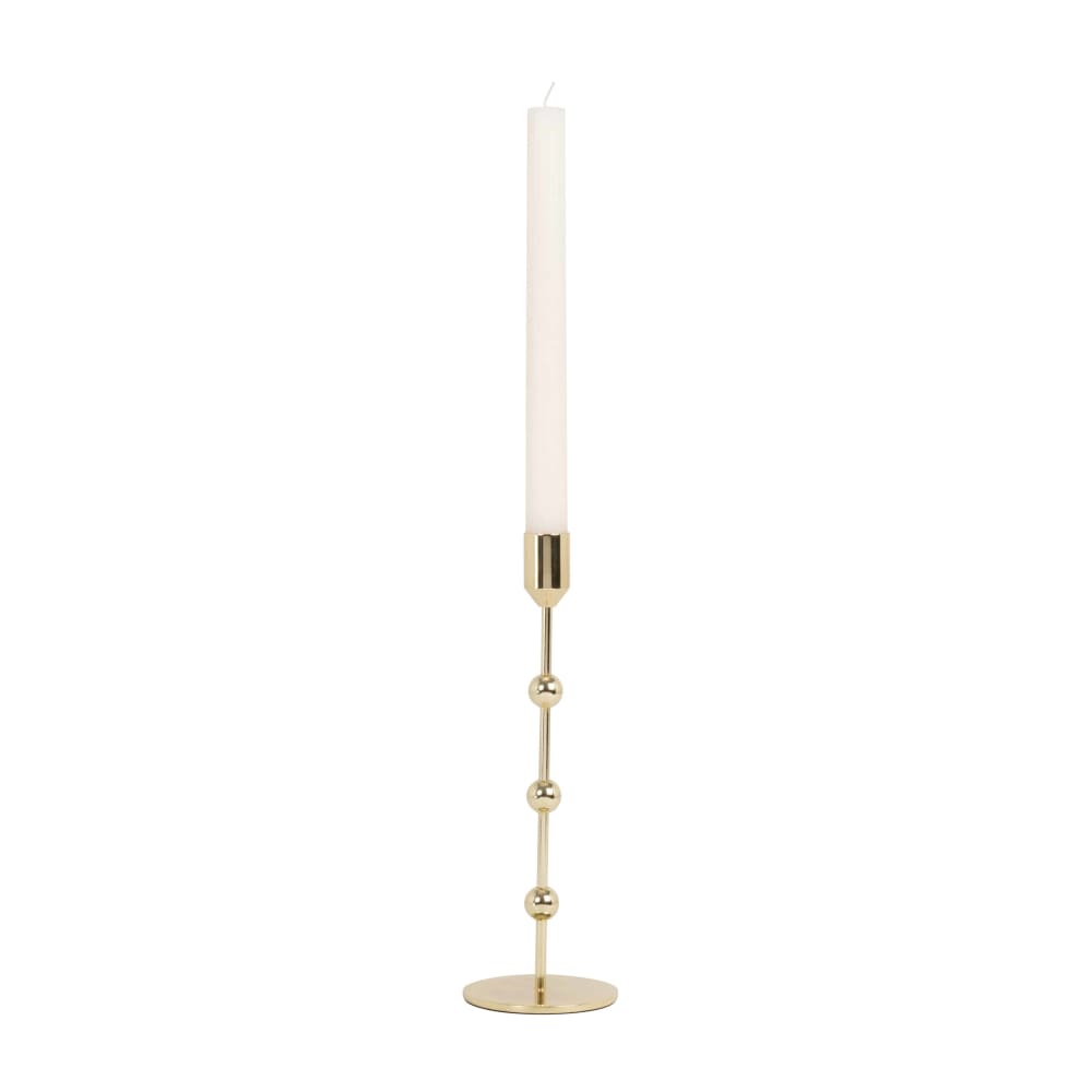 Candelabro de acero chapado en oro H24 - Maisons du Monde