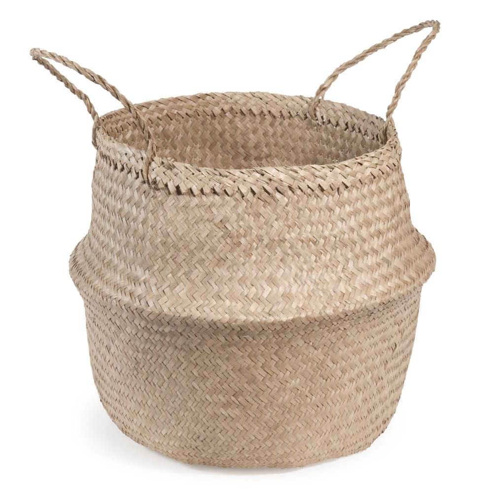 cesta tailandesa de fibra vegetal al47 cm