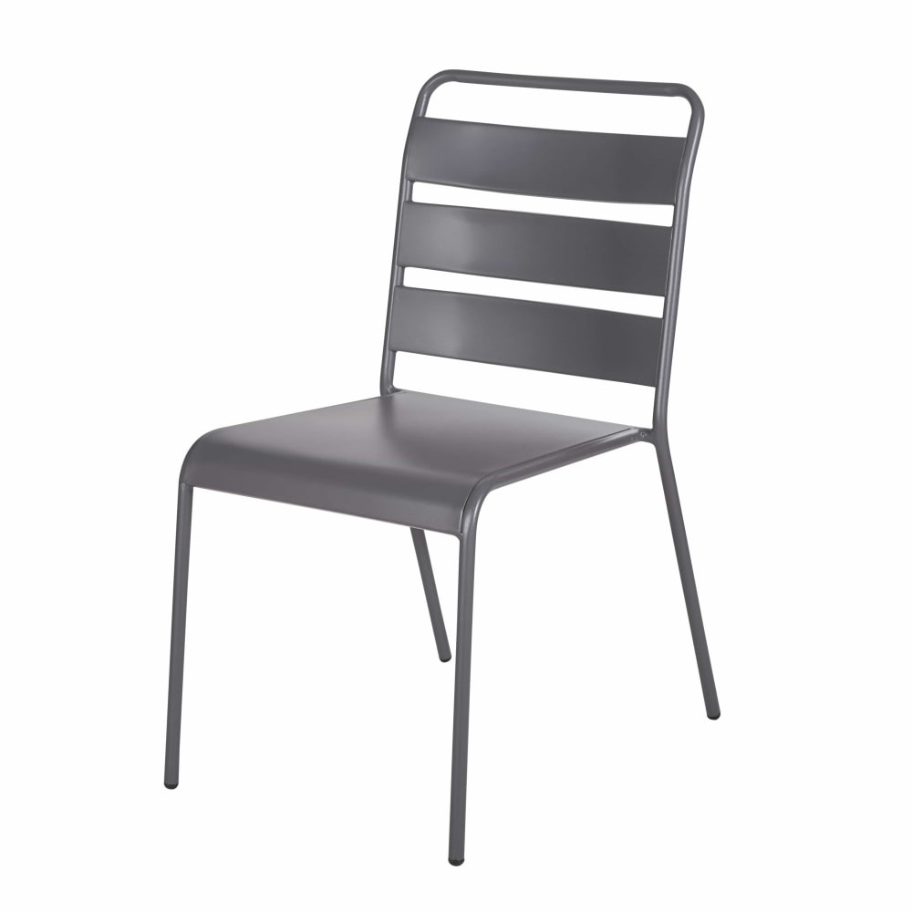 chaise de jardin en acier