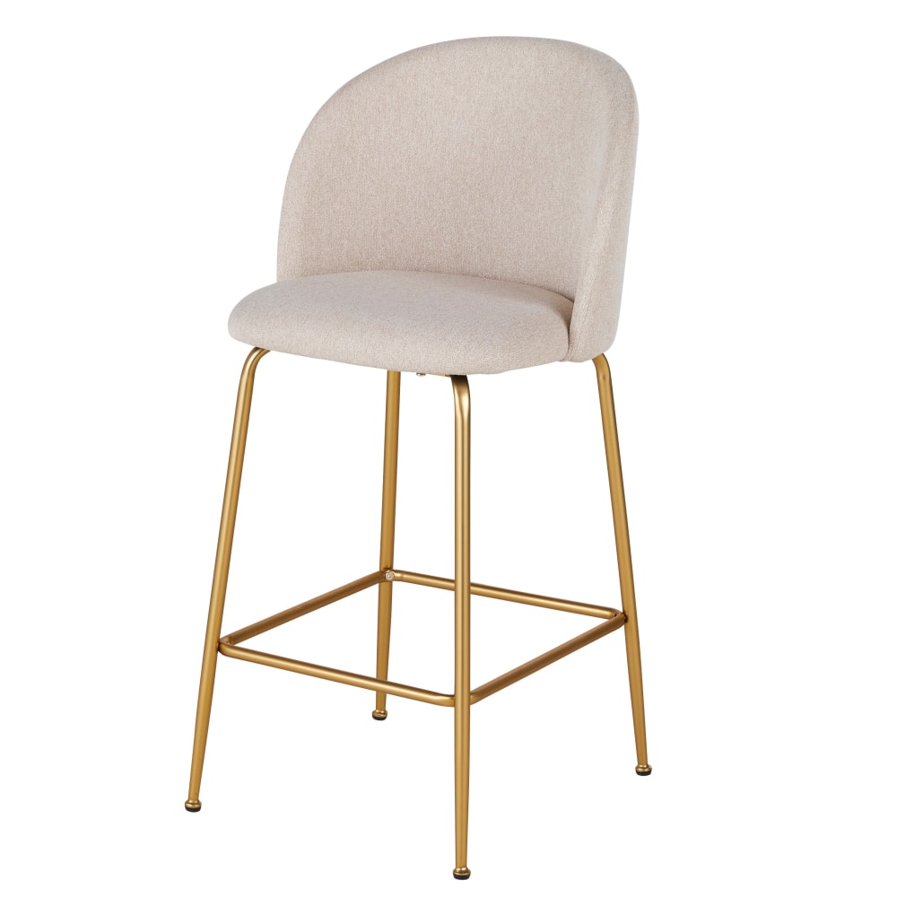 Chaise pour îlot central beige, H65 cm