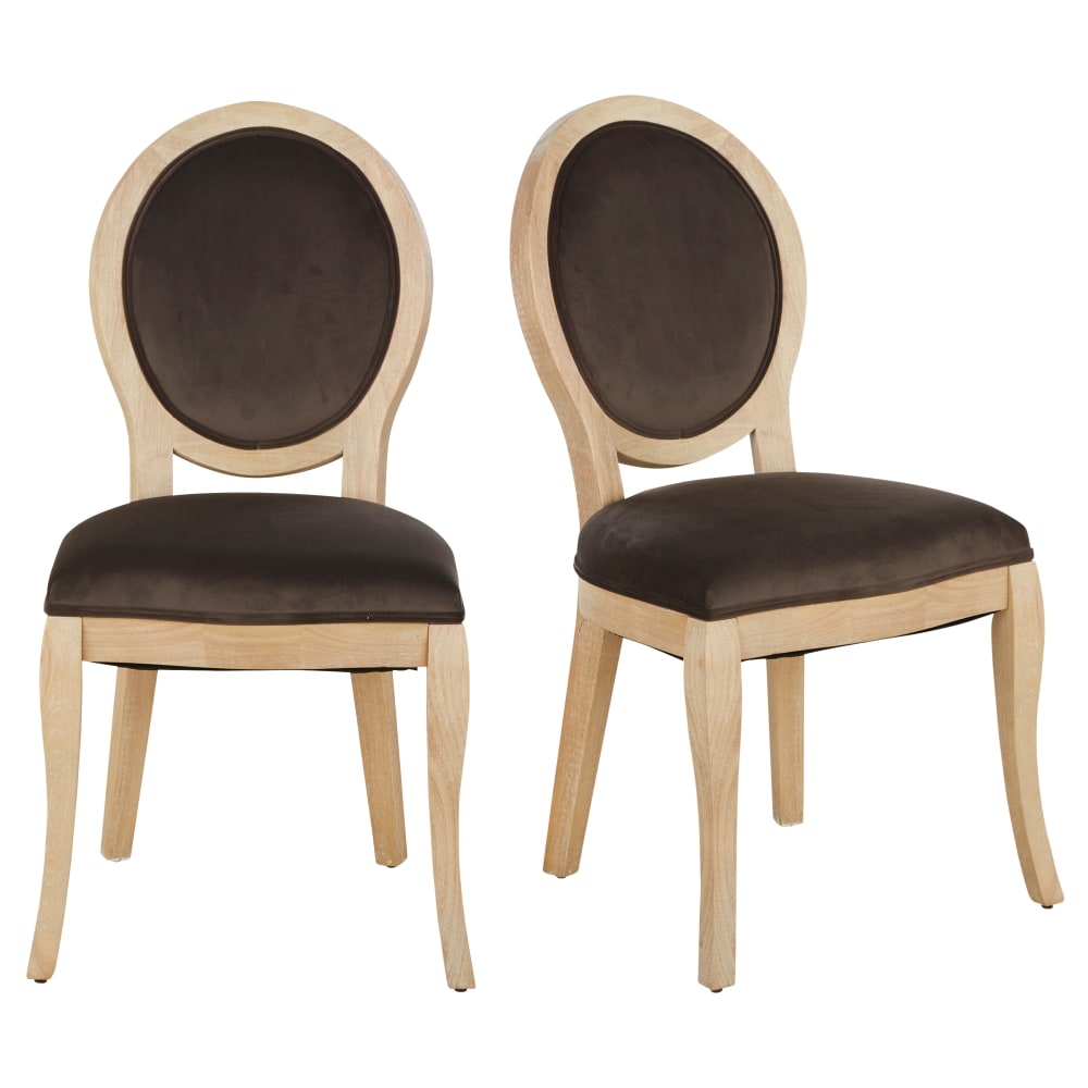 chaises en velours recyclé