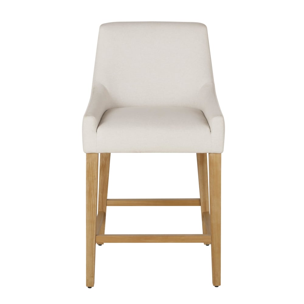 Chaises pour îlot central beige en bois de peuplier et bouleau (x2) H66 — vue 4