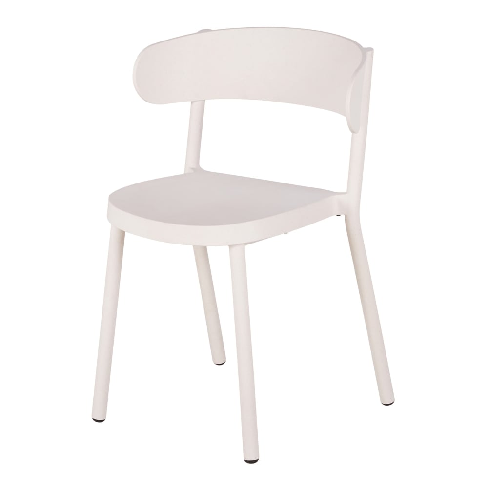 Chaises professionnelles en polypropylène beige moucheté (x2)