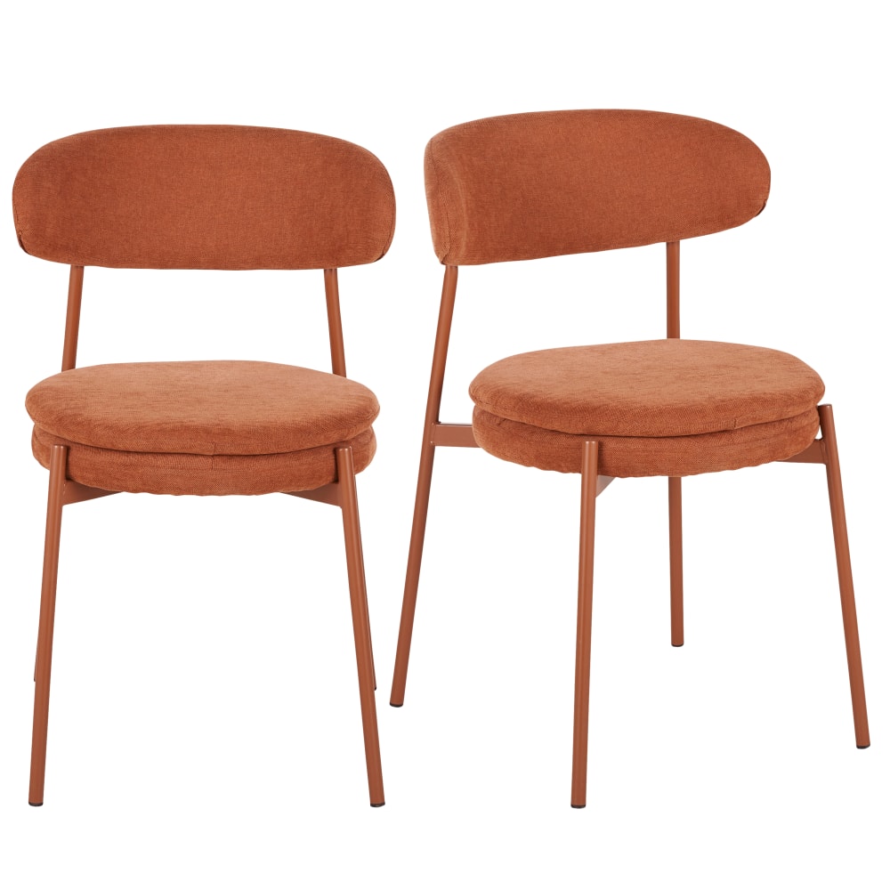 Chaises professionnelles orange écureuil (x2) — Beyit