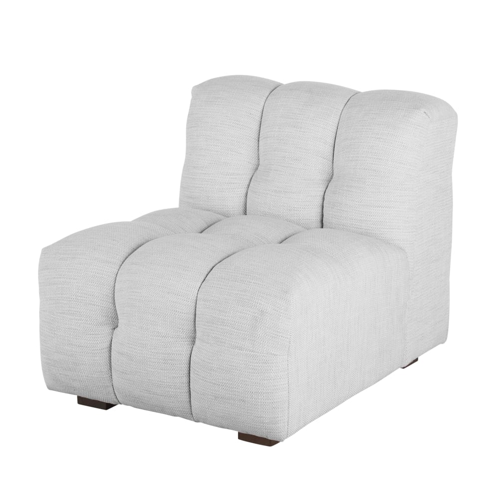 Chauffeuse nuage pour canapé modulable gris clair