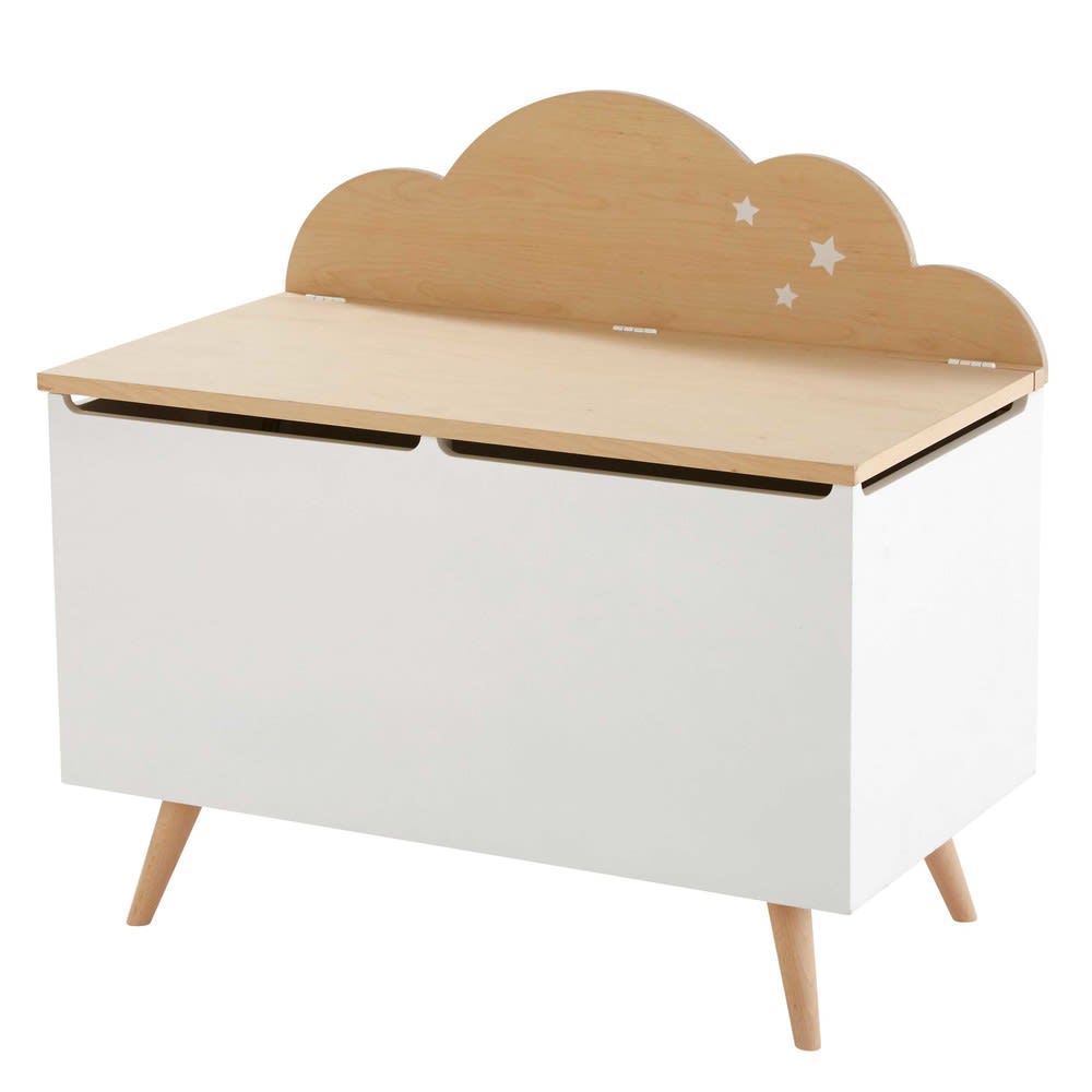 Coffre enfant nuage bicolore - Maisons du Monde