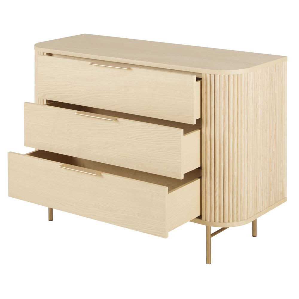 Commode 3 tiroirs L110