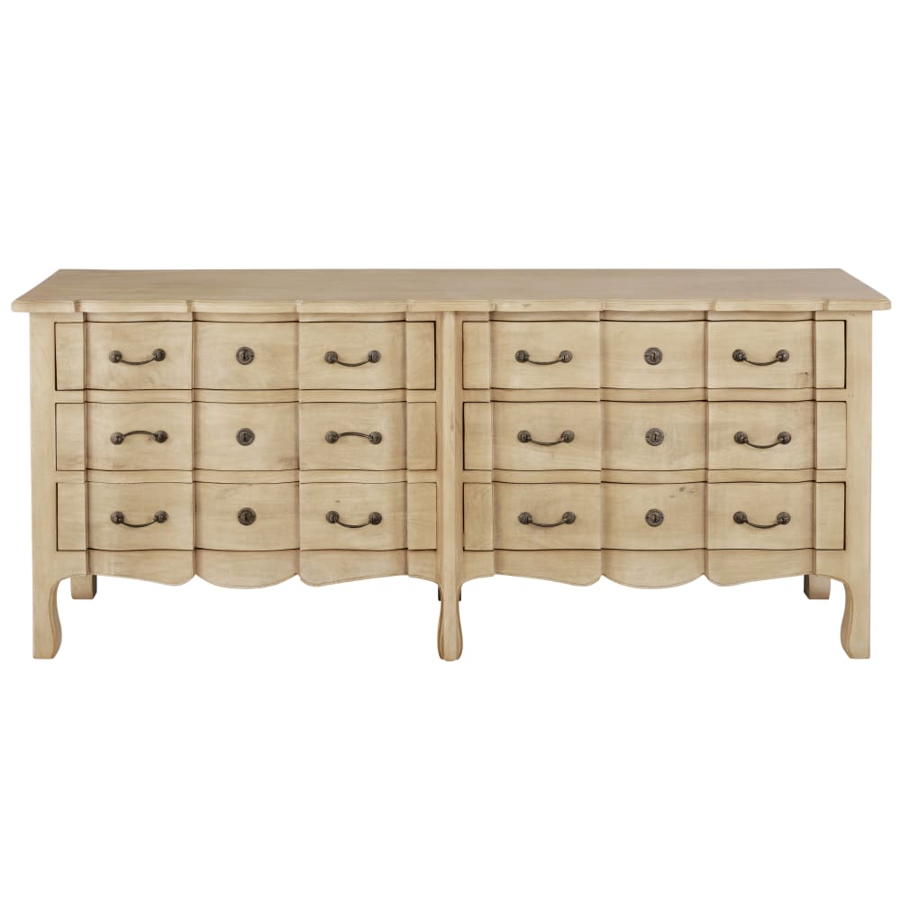 Commode double 6 tiroirs L200