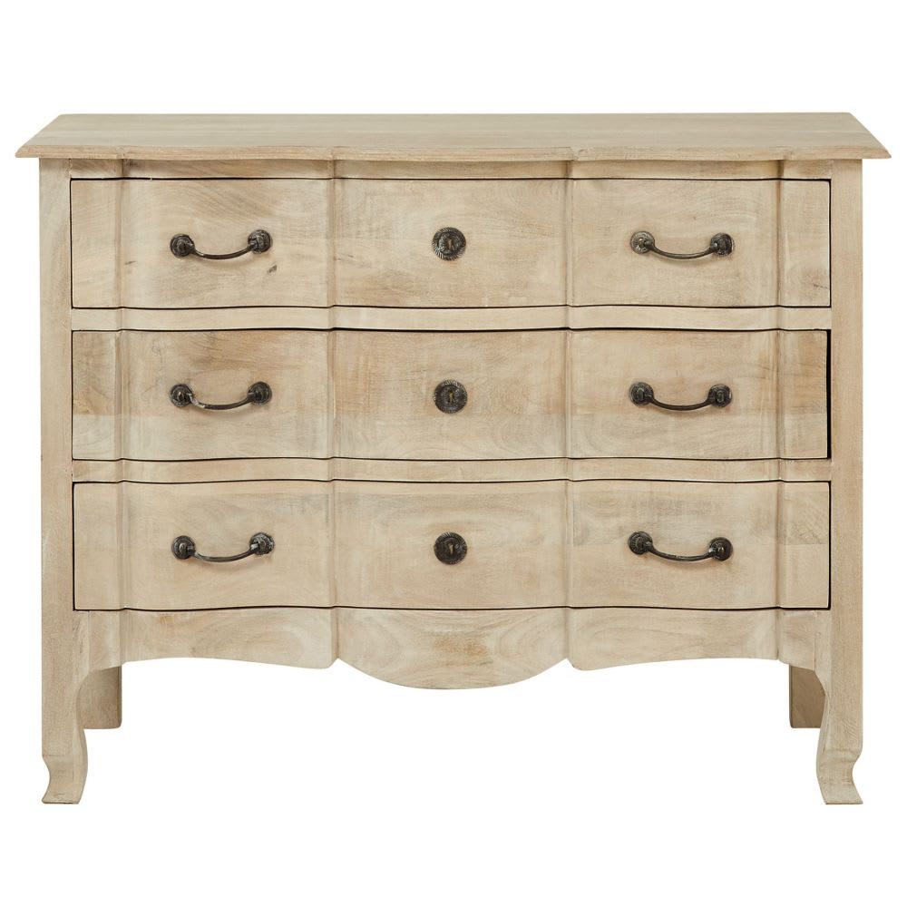 Commode en bois de manguier et d'acacia L110
