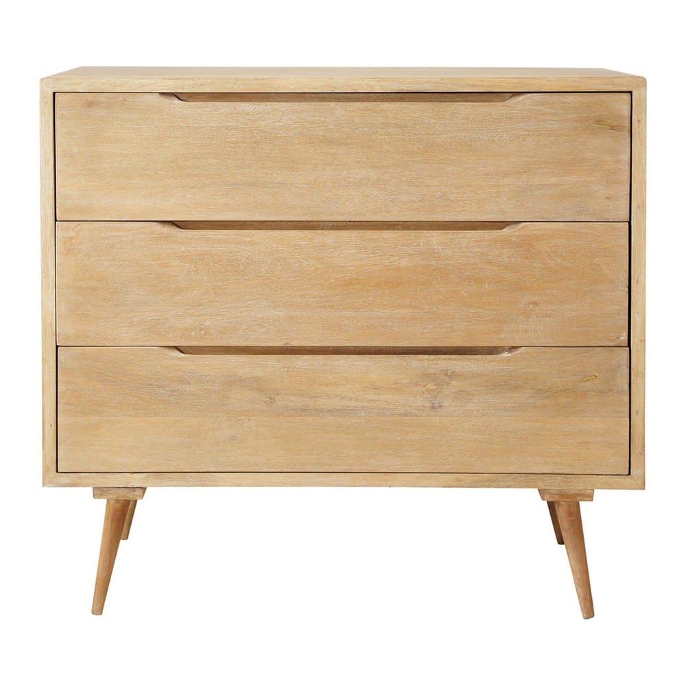 Commode en bois de manguier, L95 cm