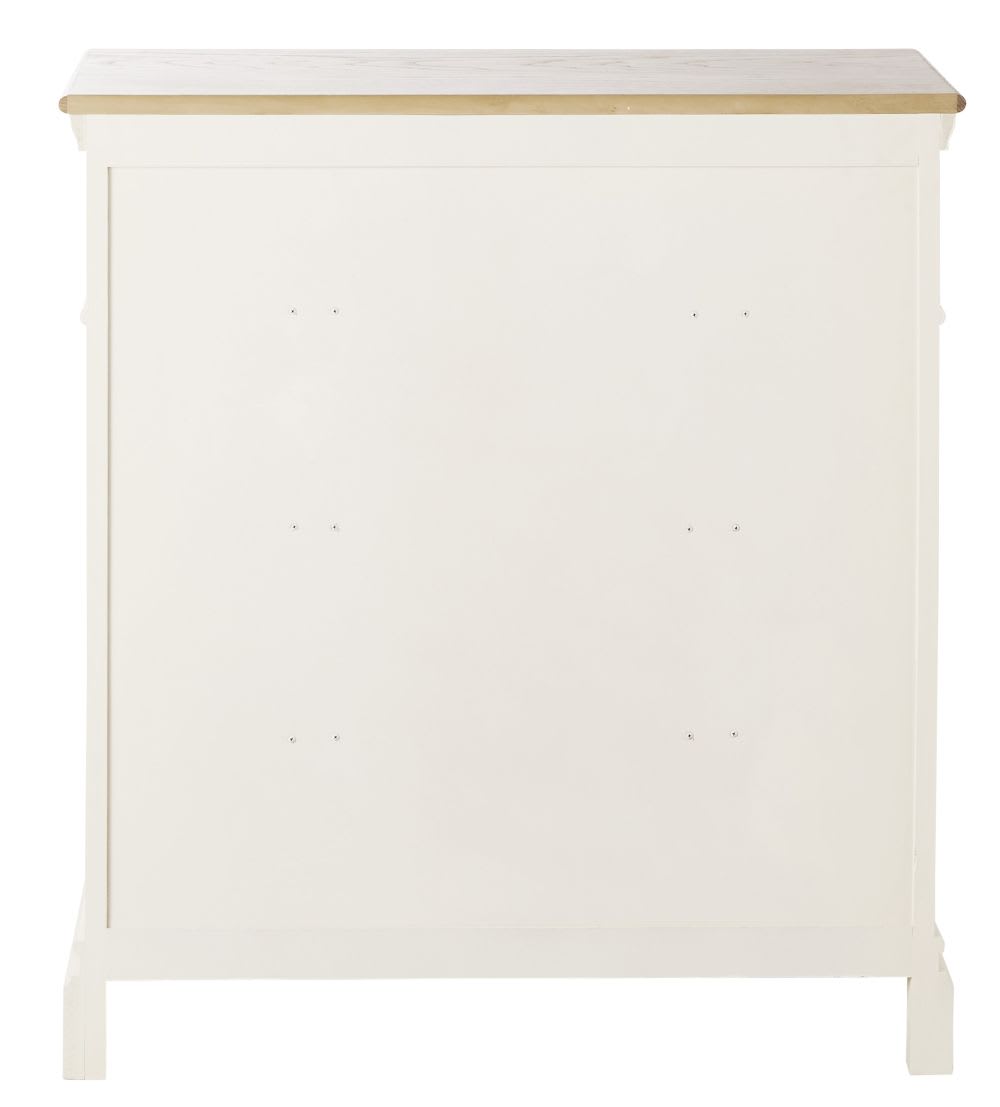 Commode haute 5 tiroirs crème L86 - Maisons du Monde