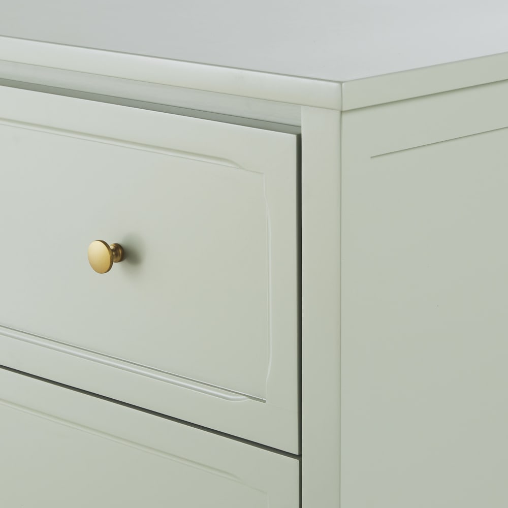 Commode vert clair et coloris laiton — vue 4