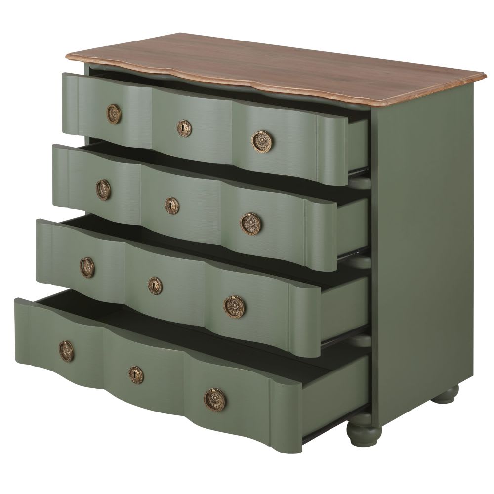 Commode vert kaki, L100 cm — vue 4