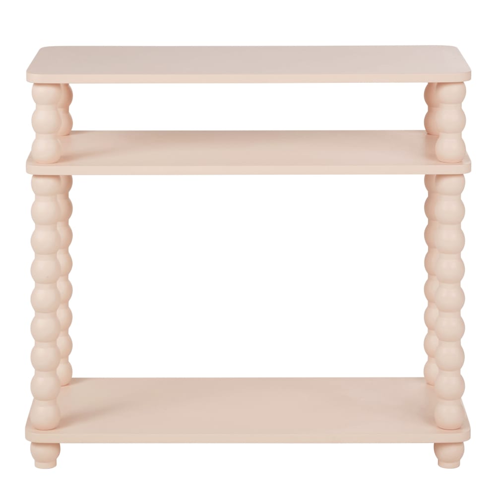 Console rose poudré et pied perlés