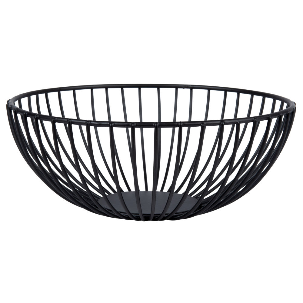 Corbeille filaire en acier noir D20