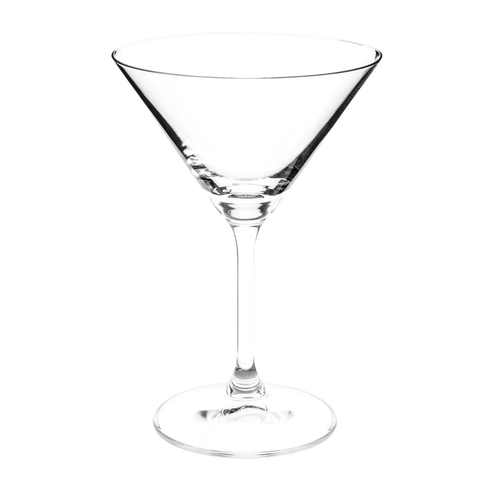 Coupe à cocktail en verre transparent