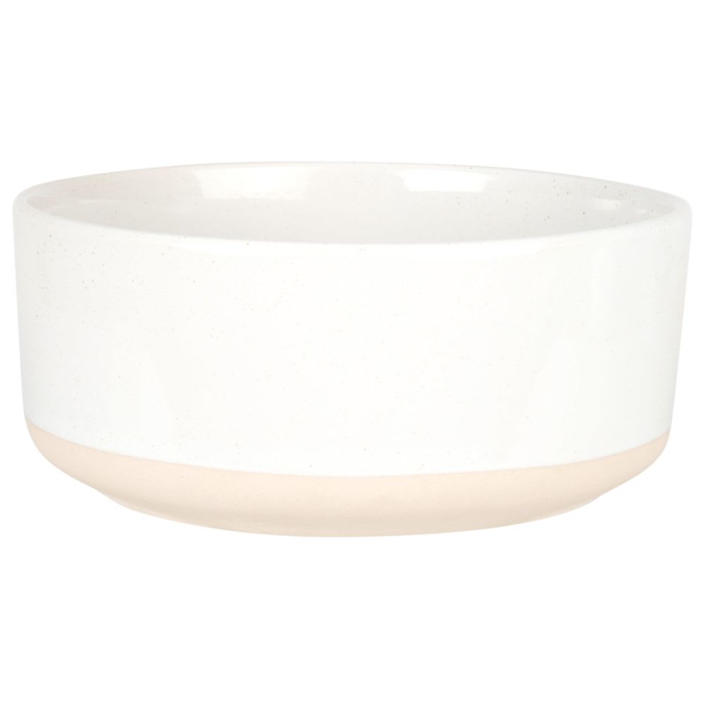 Coupelle en céramique blanche et beige