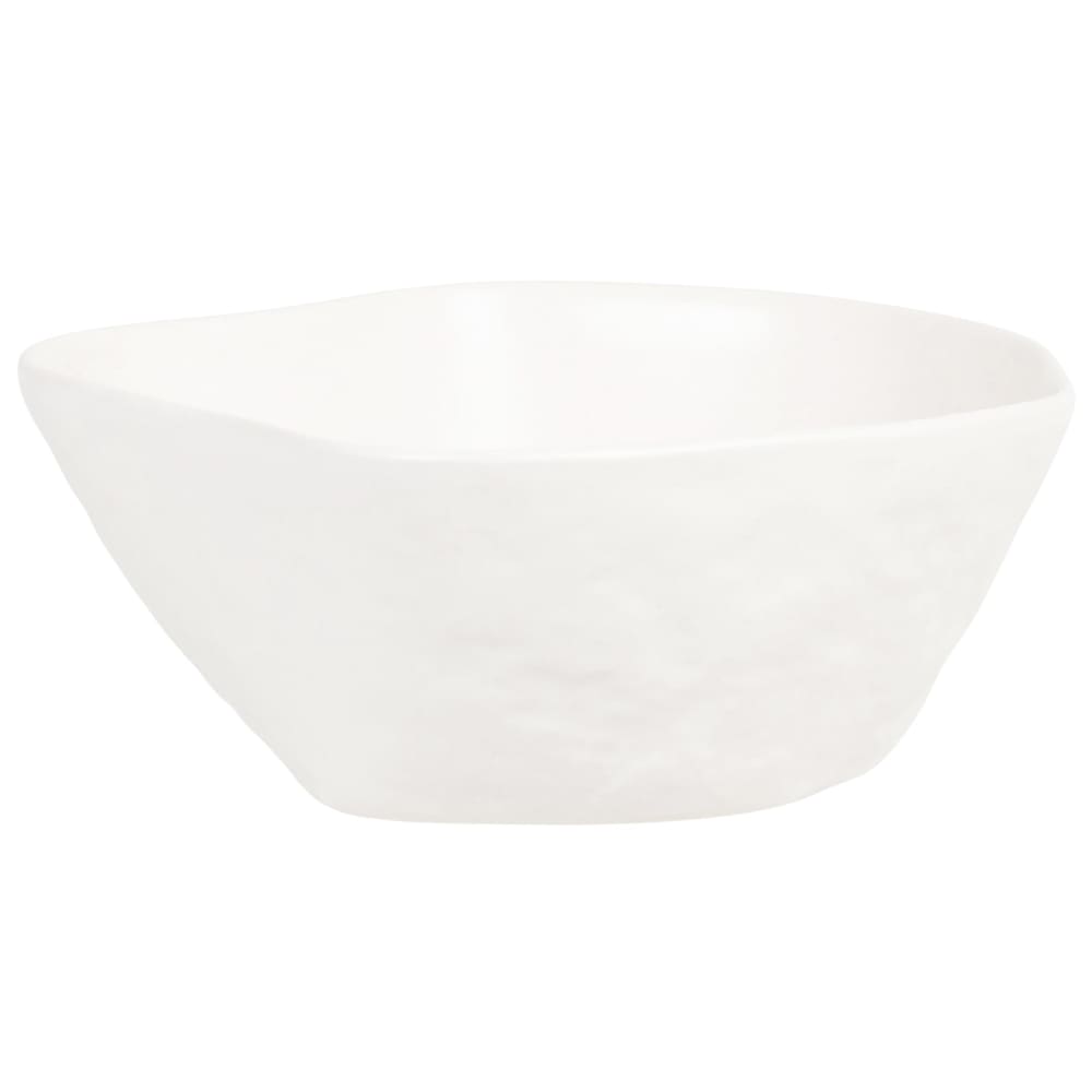 Coupelle en céramique modelée blanche