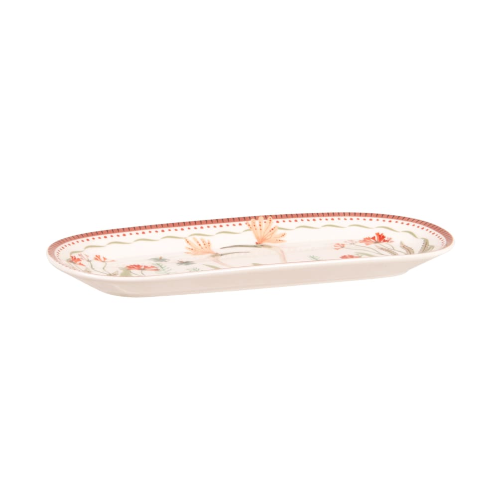 Coupelle en porcelaine motifs multicolores