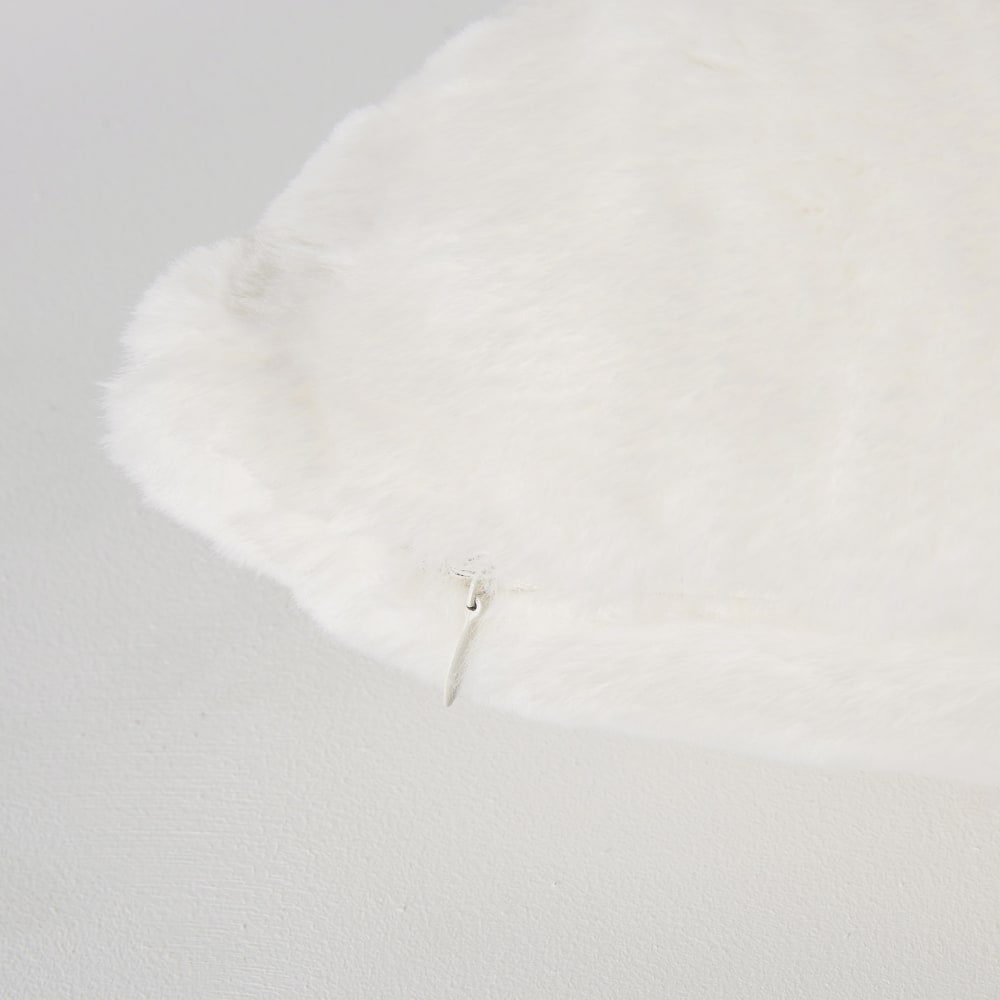 Coussin blanc 45x45 — vue 3
