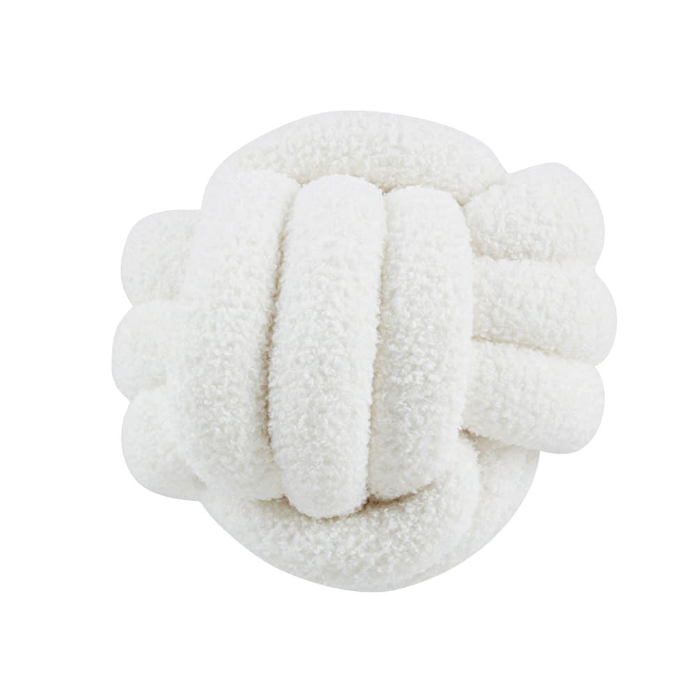 Coussin bouclettes écrues D30
