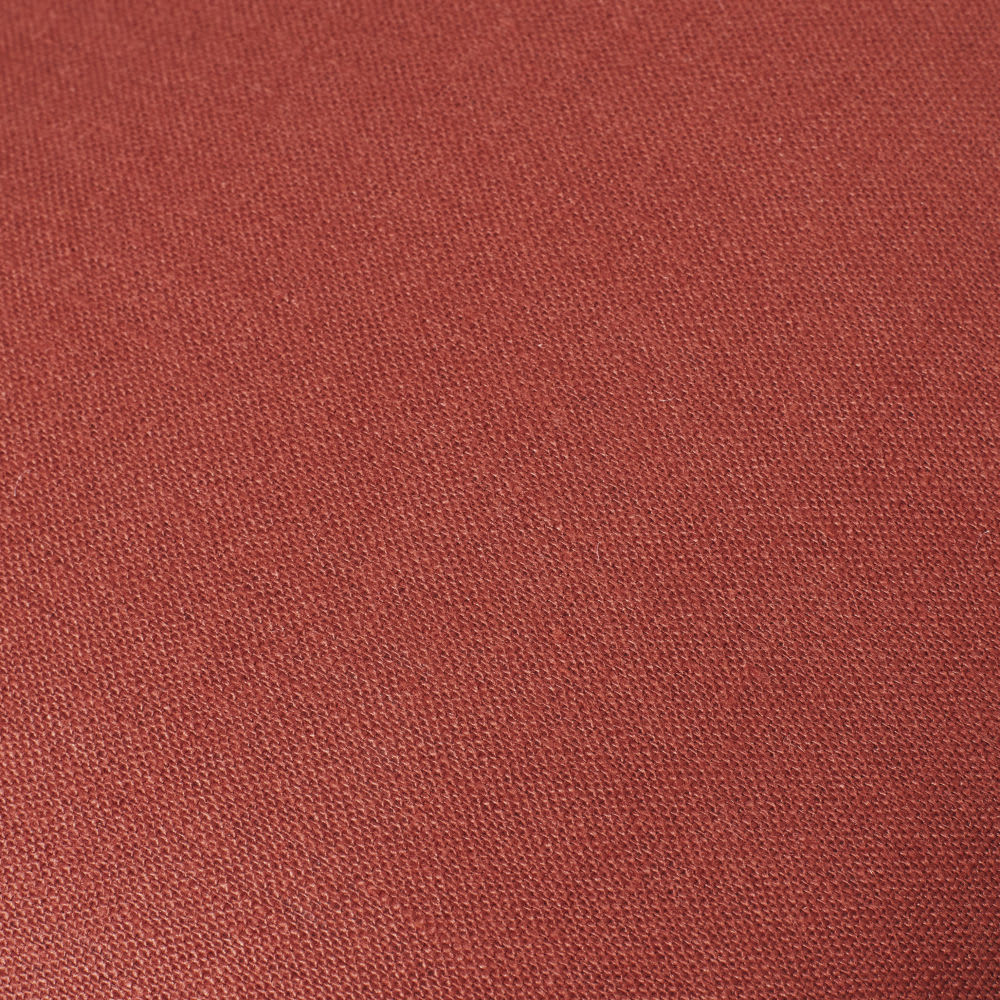 Coussin en lin lavé terracotta 45x45 — vue 4