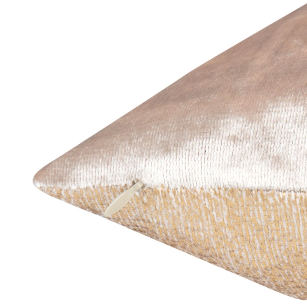 Coussin en velours doré 40x40 — vue 4