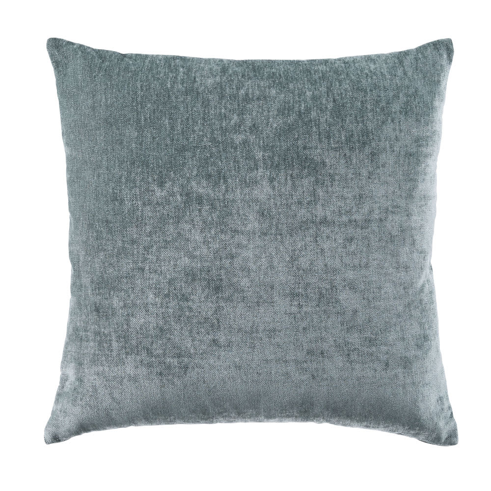 Coussin en velours vert jade 60x60