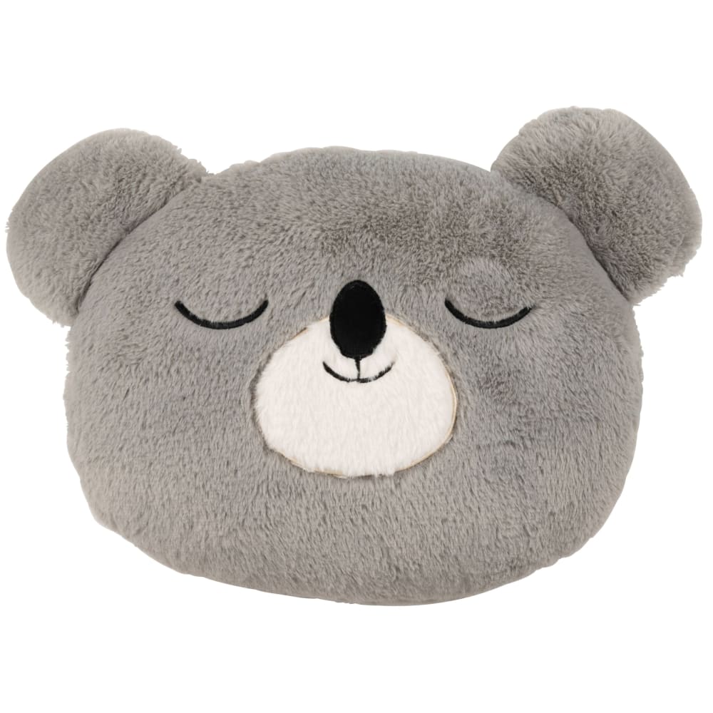 Coussin koala en polyester recyclé gris 30x35