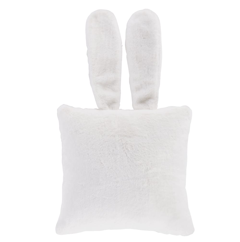 Coussin lapin blanc 40x40 — vue 3