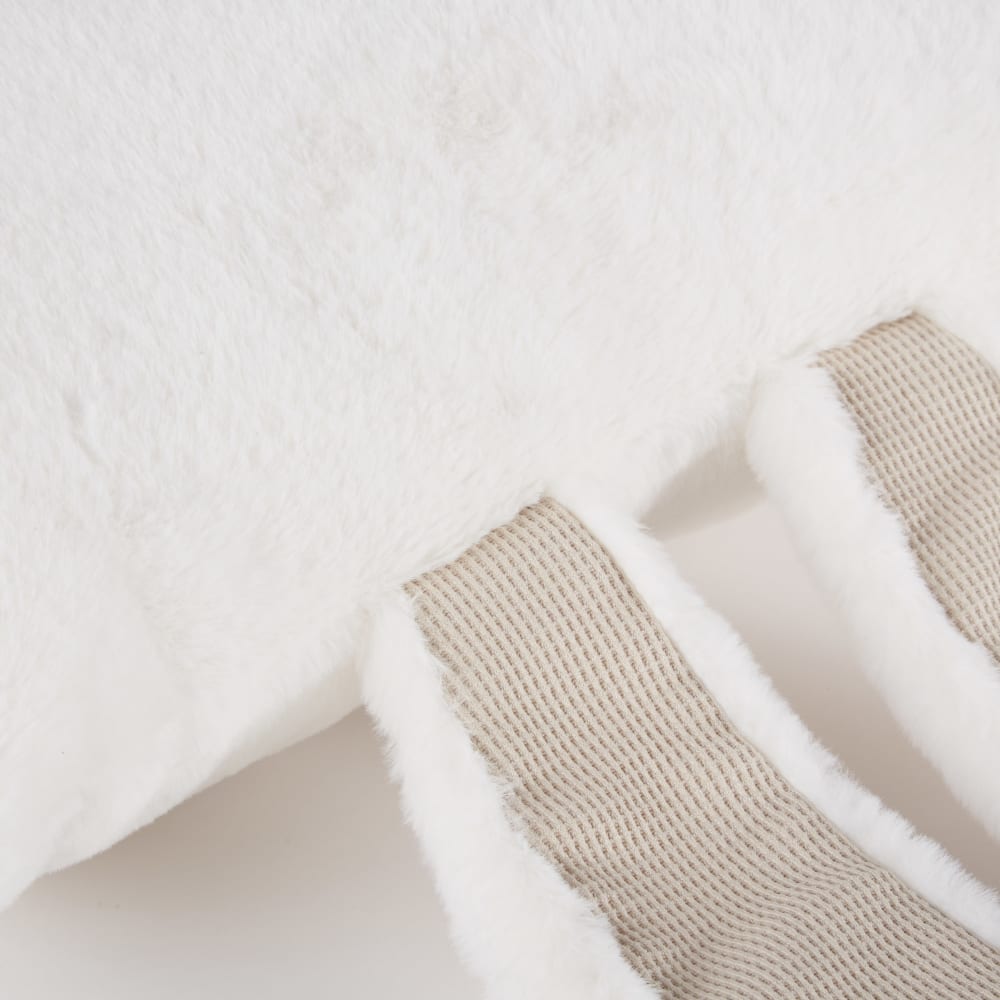 Coussin lapin blanc 40x40 — vue 4