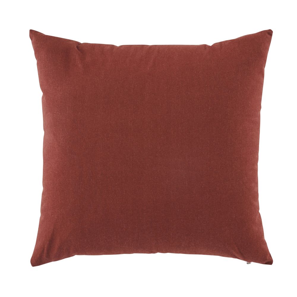 Coussin terracotta 45x45