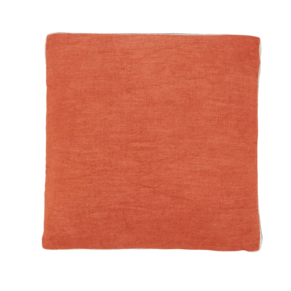 Coussin terracotta 45x45