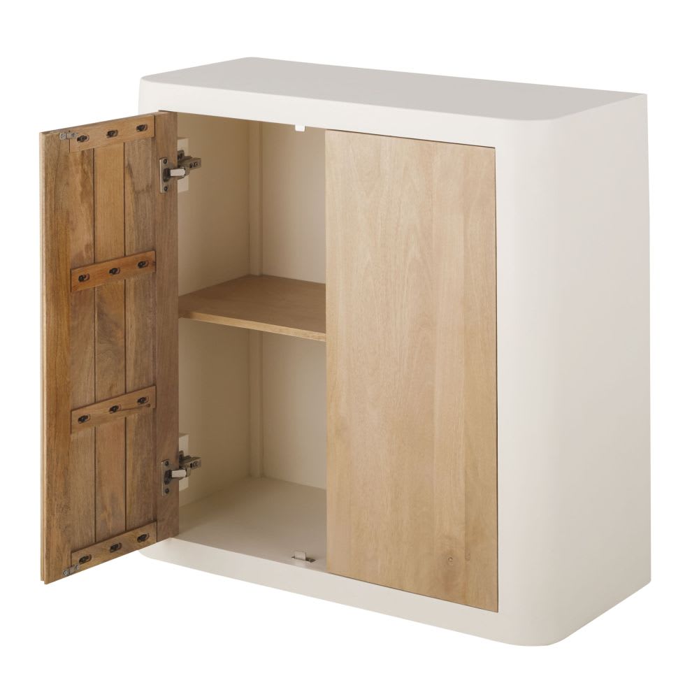 Cremefarbenes Sideboard mit 2 Türen, 85 cm - Maisons Du Monde