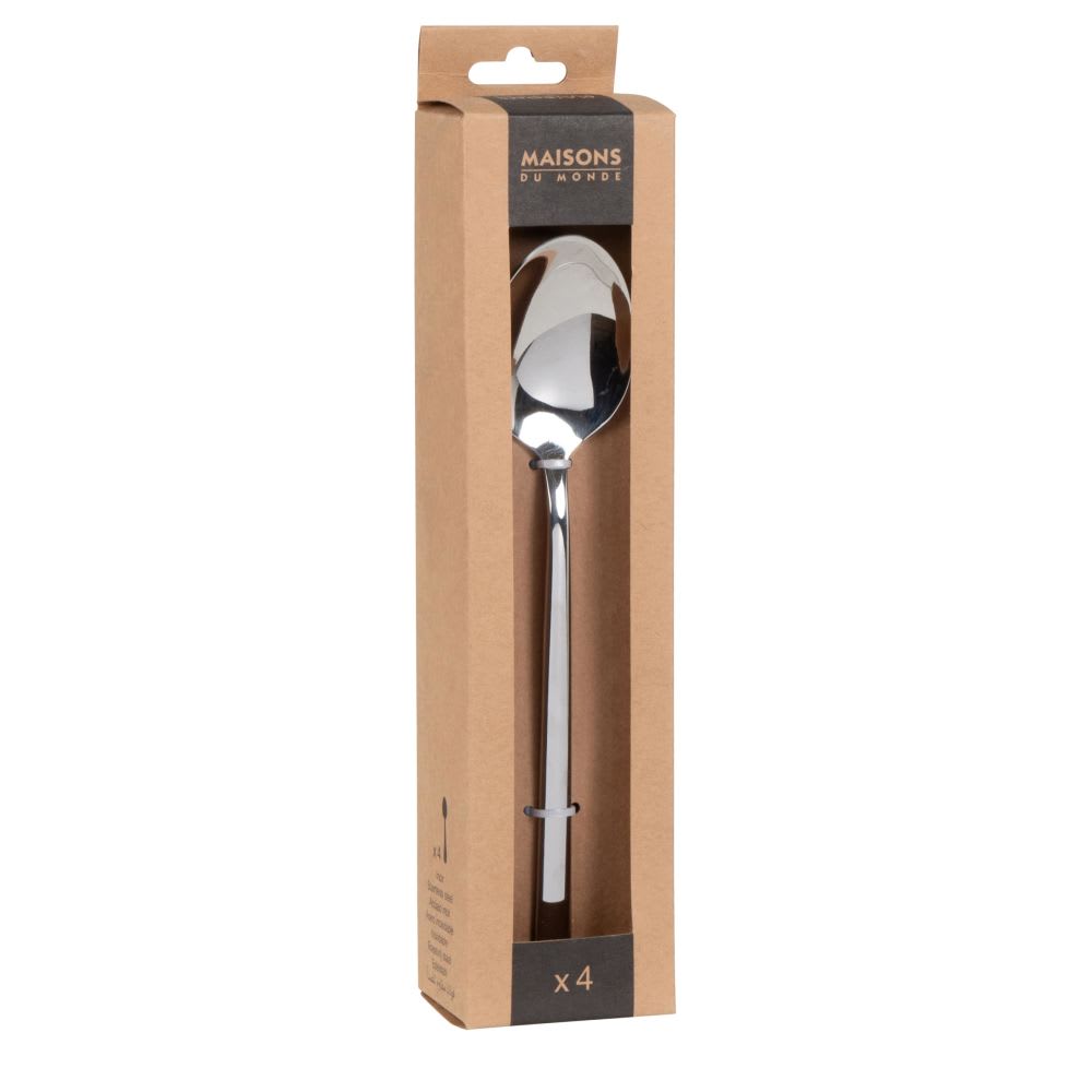 Cuillères en inox argenté (x4)