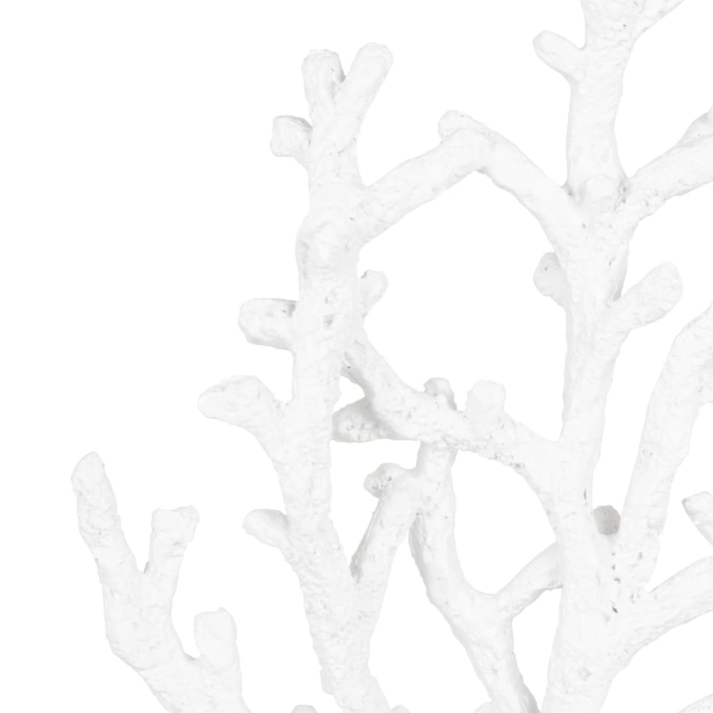 Déco à poser corail en polyrésine blanche H33 - Maisons du Monde