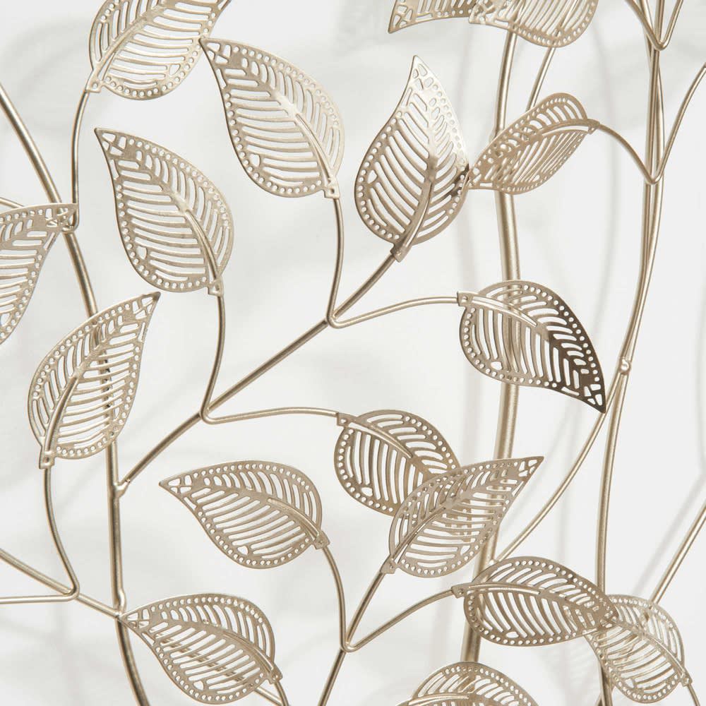 Déco murale branchage en acier doré, 110x65 cm — vue 4
