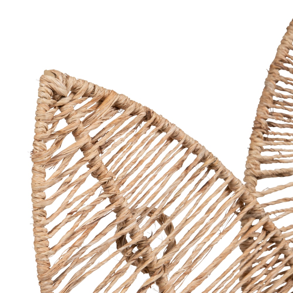 Déco murale feuilles en jute 69x36 - Maisons du Monde