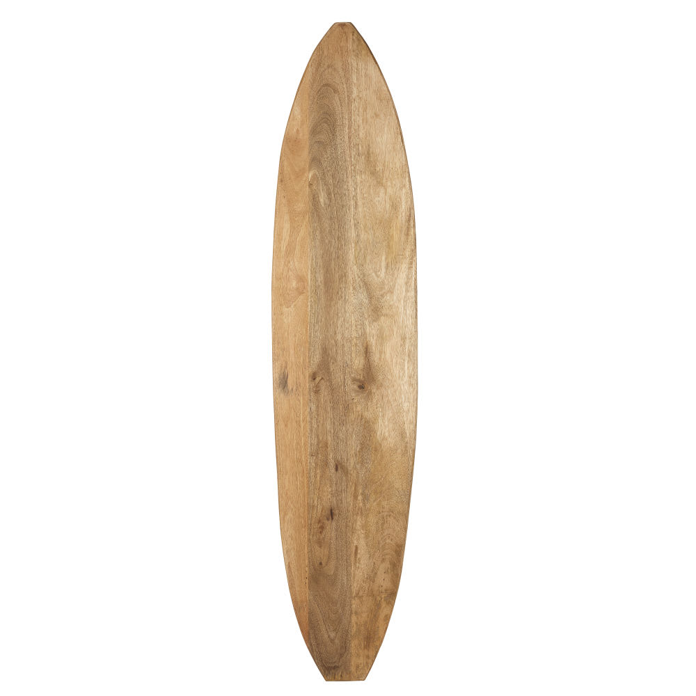 Déco murale planche de surf en bois de manguier, 38x180 cm - Maisons du Monde